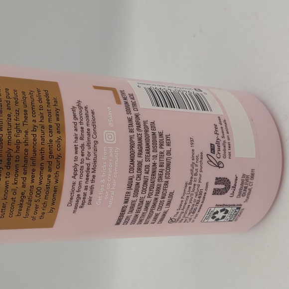 Suave lush coily cleansing shampoo pink lo mein design shea butter coconut oil - Picture 6 of 8